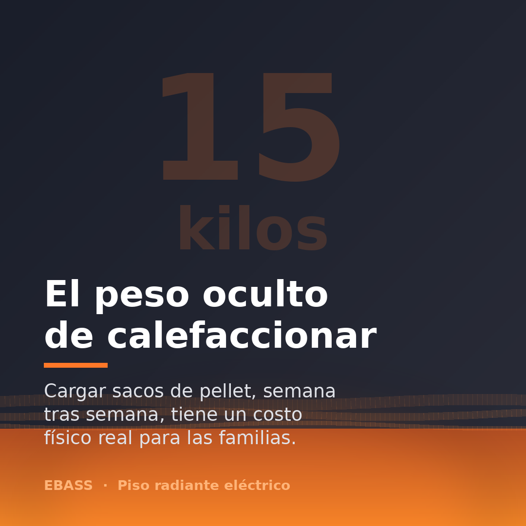El peso oculto de la calefacción a leña y pellet: un riesgo para la salud física de las familias